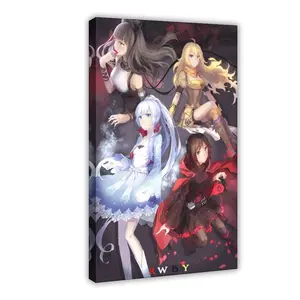 Anime RWBY Poster 26 bedroom canvas posters, hall wall art, bathroom canvas posters, home poster decoration