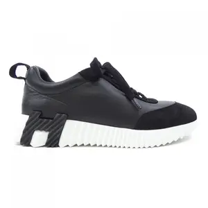 Pre-owned HERMÈS Calfskin Small Leather Goods Hermes Bouncing Calf Chevre Velours Sneakers