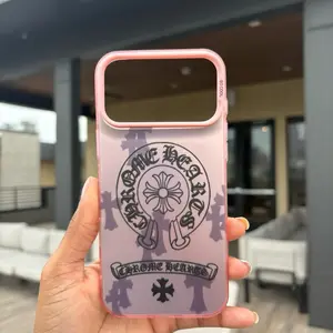 Premium Cross Chrome Hearts Case for iPhone 17 & 16 Series - Stylish Protective Cover with Unique Design