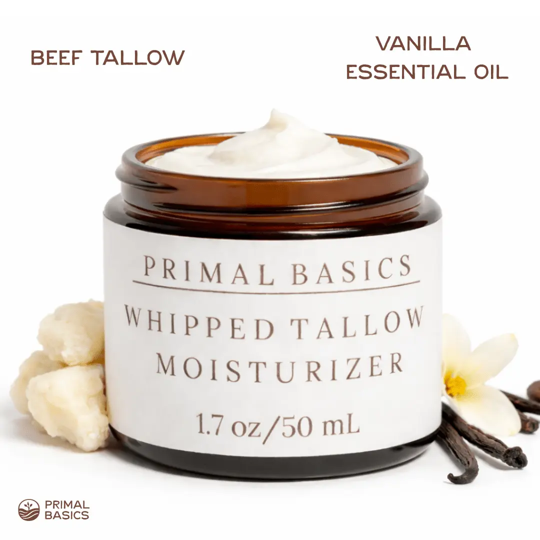 Whipped Vanilla Beef Tallow Moisturizer for Face & Body