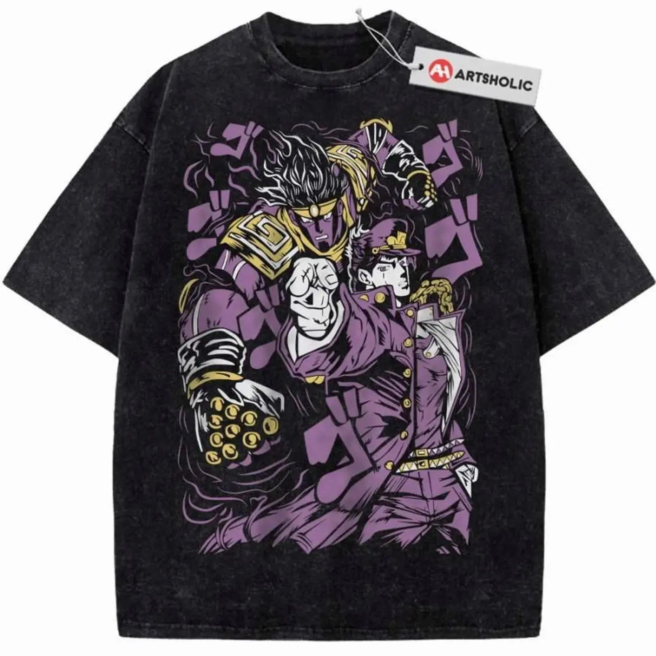 Jotaro Kujo Shirt, JoJo’s Bizarre Adventure Shirt, Anime Shirt, Vintage T-Shirt , Graphic Tee, Unisex Fashion, Full Color, Full Size, For Men, For Women
