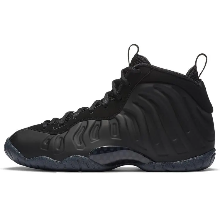 Nike Little Foamposite One Anthracite' 2020 GS Retro High Top Basketball Shoes Kids'' 644791-014