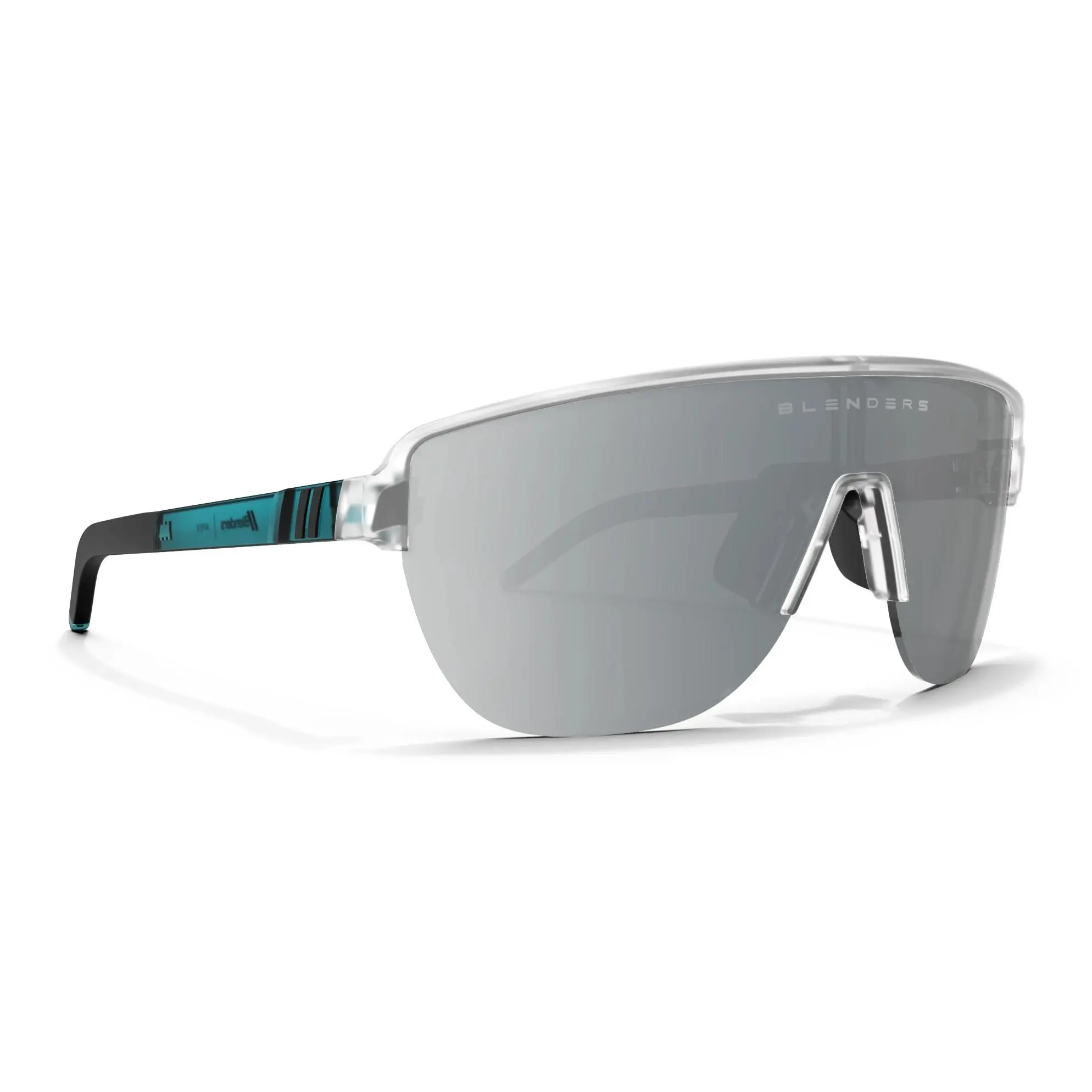 Blenders Eyewear Apex Color Block Polarized HD Sunglasses - Matte Acetate Frame, Adjustable Fit, Sporty Unisex Hiking Running Outdoor Sports Active Eyewear with Glare Block, HD Lens Protection, Outdoor Sports Eyewear