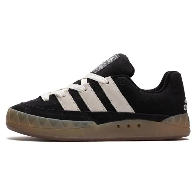 Adidas Adimatic Black Off White Gum' Versatile Cushioned Durable Low Top Skate Shoes Unisex IE2224