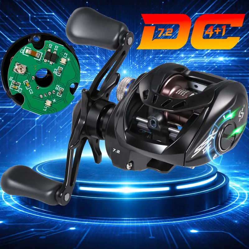 dmk fishing reels wholesale MIIEC DC Brake Baitcasting Reel (Left Hand) : Sports & Outdoors TAKUMI-S HZ-5000 EVA Knob Fishing