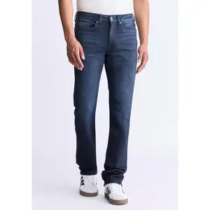 Straight Six Men's Jeans, Dark Antique Blue - BM26013