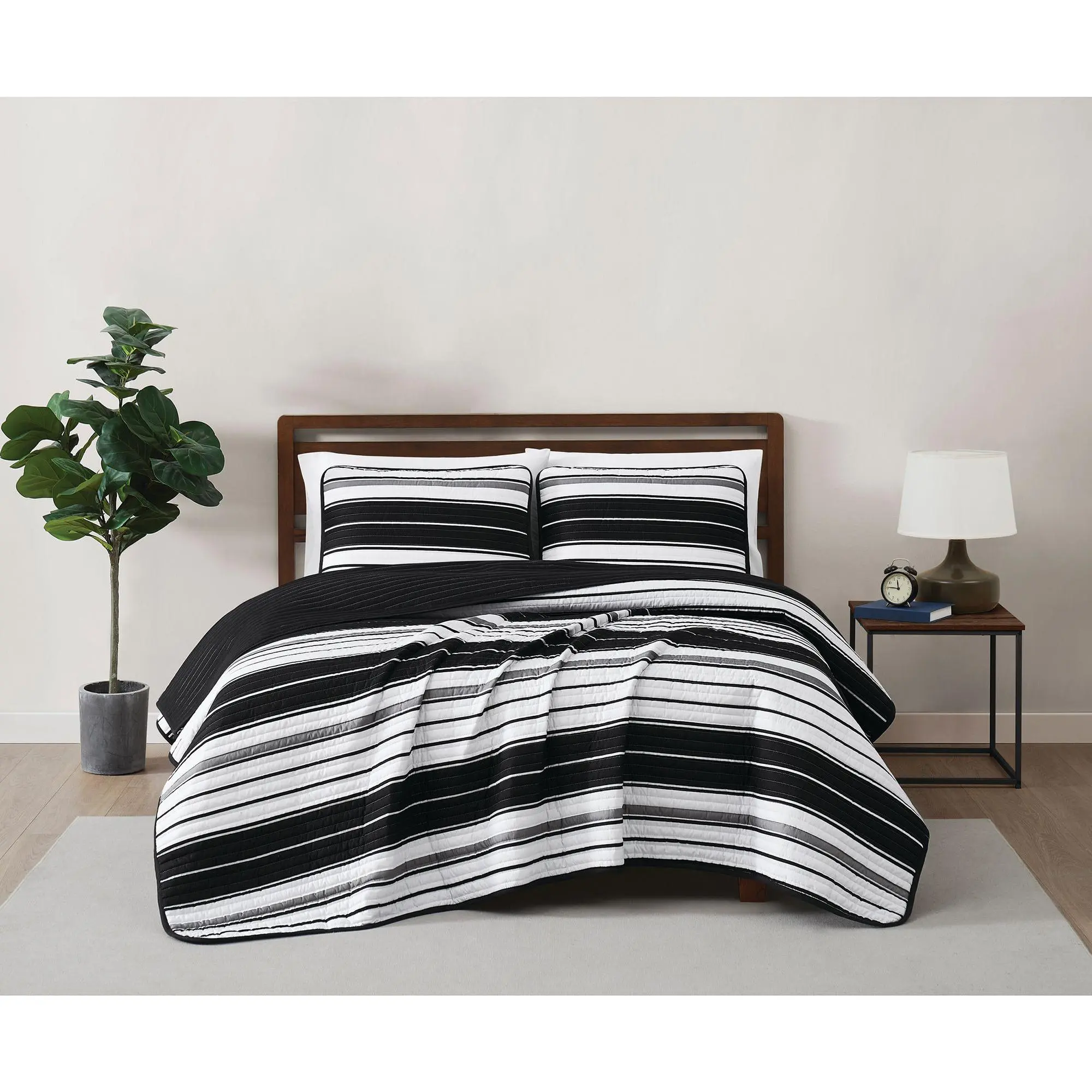 Truly Soft Brentwood Stripe Twin/Twin XL 2 Piece Quilt Set