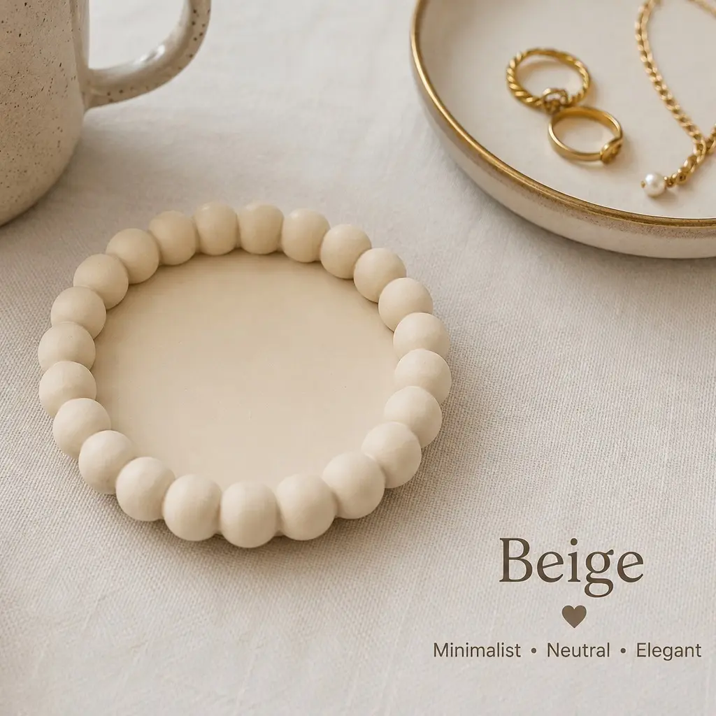 3D Printed Bubble Jewelry Tray, Decorative Tray, Round Bubble Tray