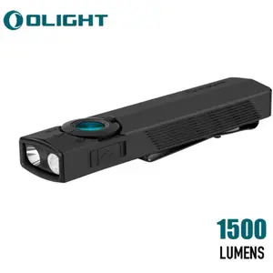 Olight Usa Inc ARKPROCL3RMTBKCW ArkPro Black Aluminum Green Laser/White Light 1500 Lumens, 672 ft Beam Distance