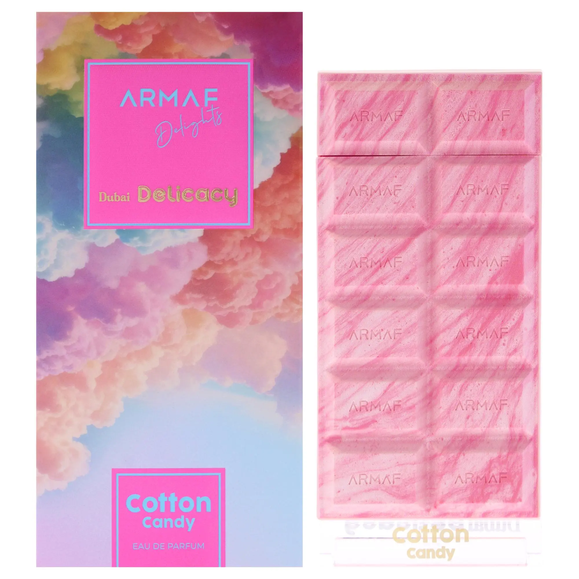 Armaf Delights Dubai Delicacy Cotton Candy Women's Whimsical Vibrant Playful Sweetness EDP Spray - 2.37 fl oz, Unisex Beauty & Personal Care Fragrance