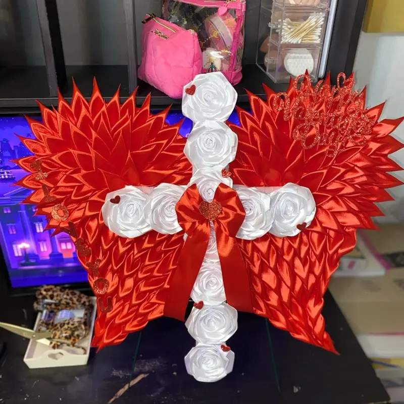 Everlasting Love Memorial Ribbon Cross