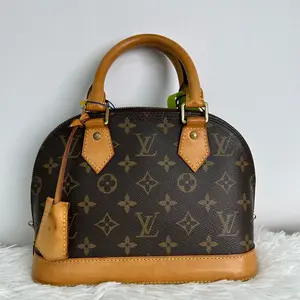 Pre-owned Louis Vuitton Coated Canvas Tote Bags Alma BB Monogram Canvas Handbag D8051918 Vluxury