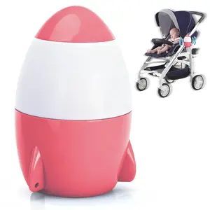 Baby Rocker, Rechargeable Stroller Rocker Device with 5 Different Intensity Vibration Patterns, Portable Rocker Sleep Aid Soother - Fits Pushchairs & Prams and Strollers