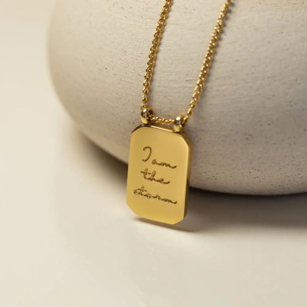 Note to Self: Dainty Waterproof Necklaces