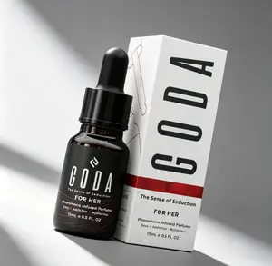 GODA Original Pheromone Women Perfume 15ml Long Lasting Jasmine Rose Floral Fragrance Elegant Feminine Scent Vegan Cruelty-Free Portable Daily Ladies Perfume