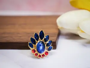 LightingArt-Vintage Peacock-shaped Sapphire Ring