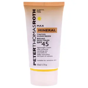 Max Mineral Tinted Sunscreen SPF 45 by Peter Thomas Roth for Unisex - 1.7 oz Sunscreen (Tester)