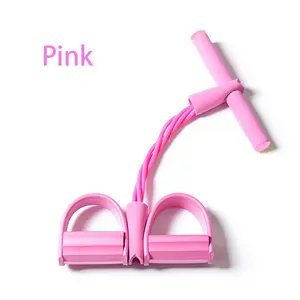 Manual Tension Training Pedal Elastic Band, Eco-Friendly Natural Latex Yoga Stretching Band, Adjustable Resistance Band for Home Gym Arm & Waist Training, Exercise Equipment