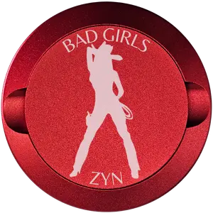 Bad Girls ZYN-My Tyn Co. Custom Aluminum ZYN Tyns for ZYN Pouches Waterproof and Airtight, 2 Compartments!