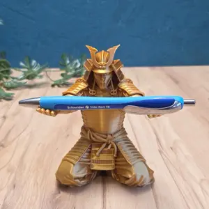 3D Printed Samurai Pen Holder, Office Desk Organizer, Office Stationery, Work Accessories