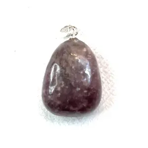Purple Amethyst Tumbled Crystal Pendant