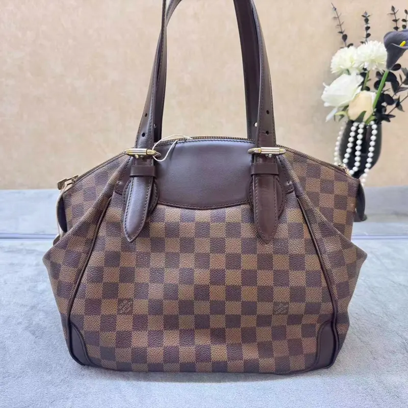 louis vuitton checkered tote bag - TikTok Shop