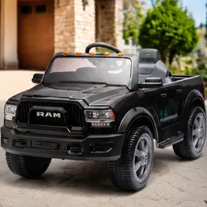 Licensed RAM 2500 12V Large Kids Ride On Electric Pickup Truck with Parent Remote Control, High Chassis, Anti-Skid Tires, Three-Speed Adjustment, Open Storage Space, Bluetooth Music, Gift for Boys Girls Ages 3-5 Years, Home Furniture and