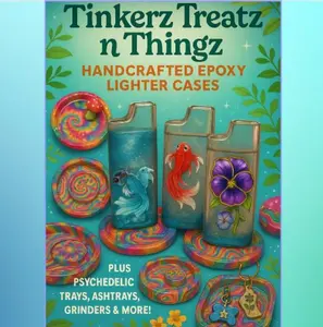 handcrafted epoxy lighter case