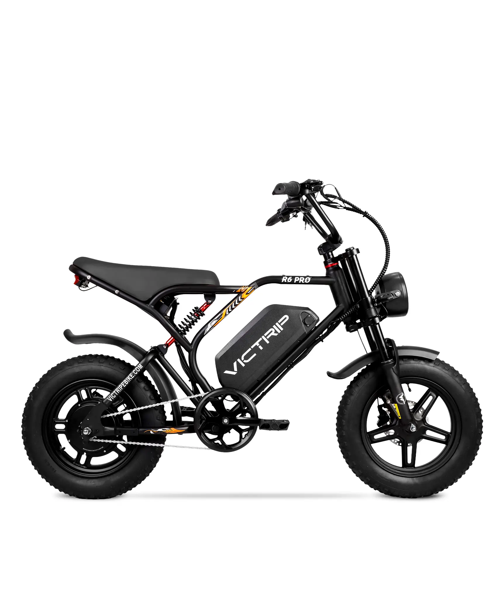 Vicrtrip R7 Pro VICTRIP R6 Pro 1500W Full Suspension Moped Style EBike with Durable ...