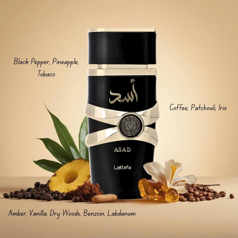 Asad, Asad Zanzibar & Asad Zanzibar Limited Edition Eau de Parfum Sprays 100ml (3.4oz) by Lattafa | Bold Sophistication Meets Exotic Adventure (Bundle)