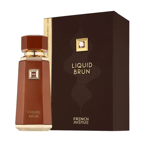 Fragrance World French Avenue Liquid Brun Unisex Floral Elegant EDP Perfume - 3.4 Fl Oz (100ml) Non-Toxic Bottled Mixed Fragrance for Adults, Fresh Citrus Lift, Versatile Opening Notes, Day/Night Use