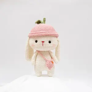 Customized Crochet Plushie Doll, Bunny Crochet Doll, Bestie gifts, Mother's day gift, Graduation gift, Valentines Gift, Crochet Amigurumi, Sensory Toy