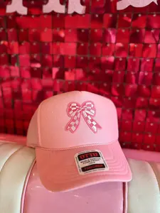 Pink Bow Cap