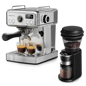 HiBREW H10A Espresso Machine + G3 Coffee Grinder Set