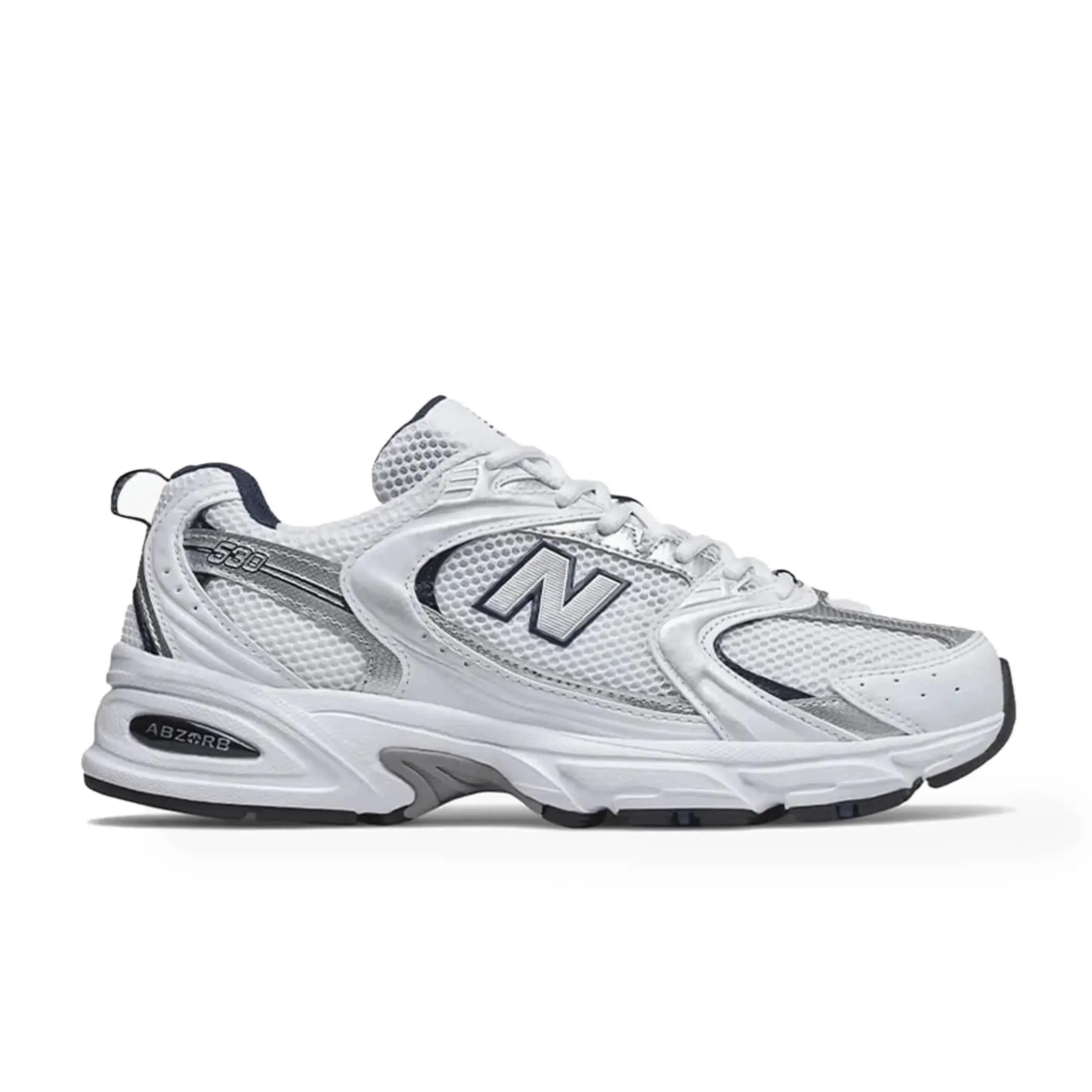 New Balance 530 White Silver Navy MR530SG Mens Fashion Shoes New New Balance 530 White Silver Navy MR530SG Mens Fashion Shoes New