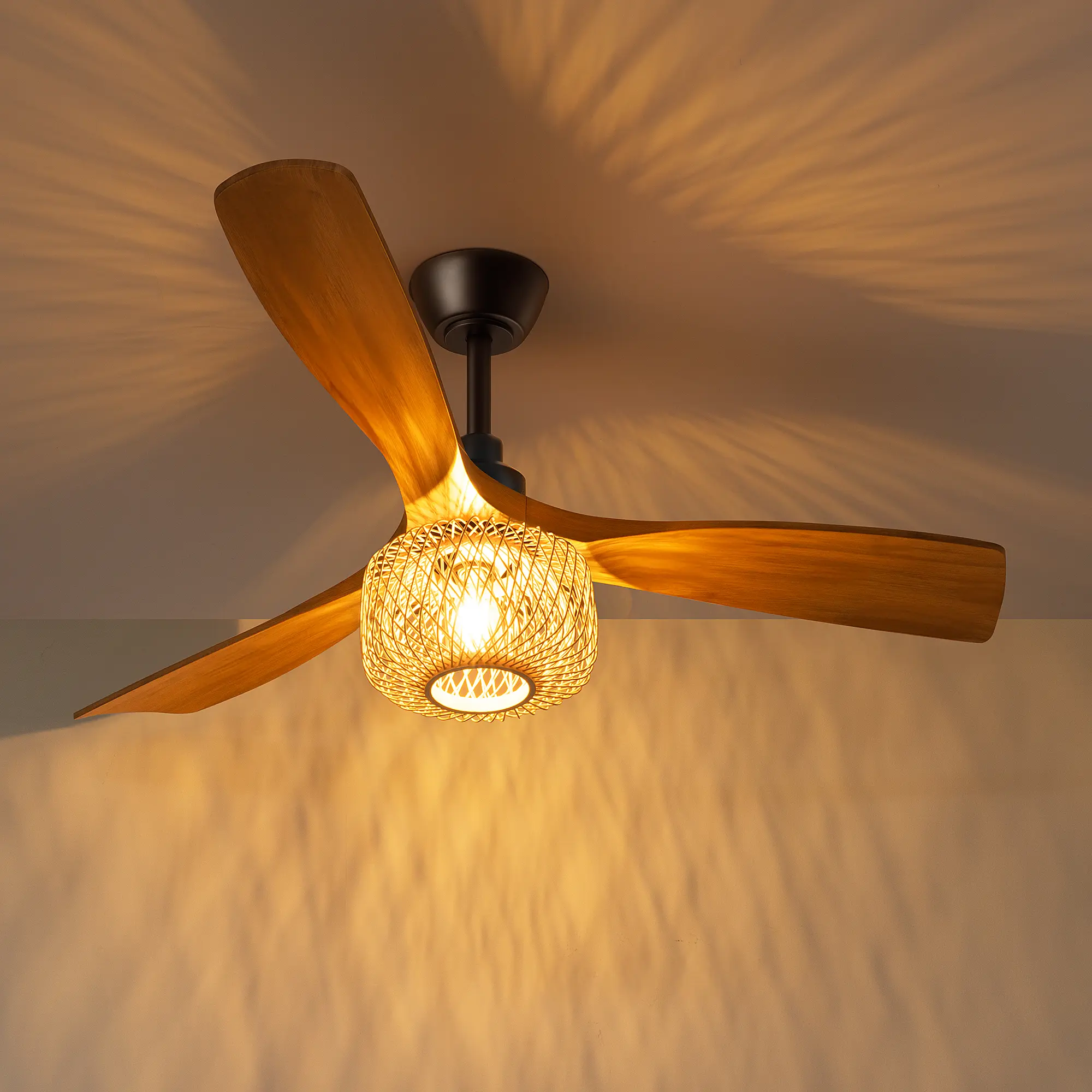 52" bamboo woven cage