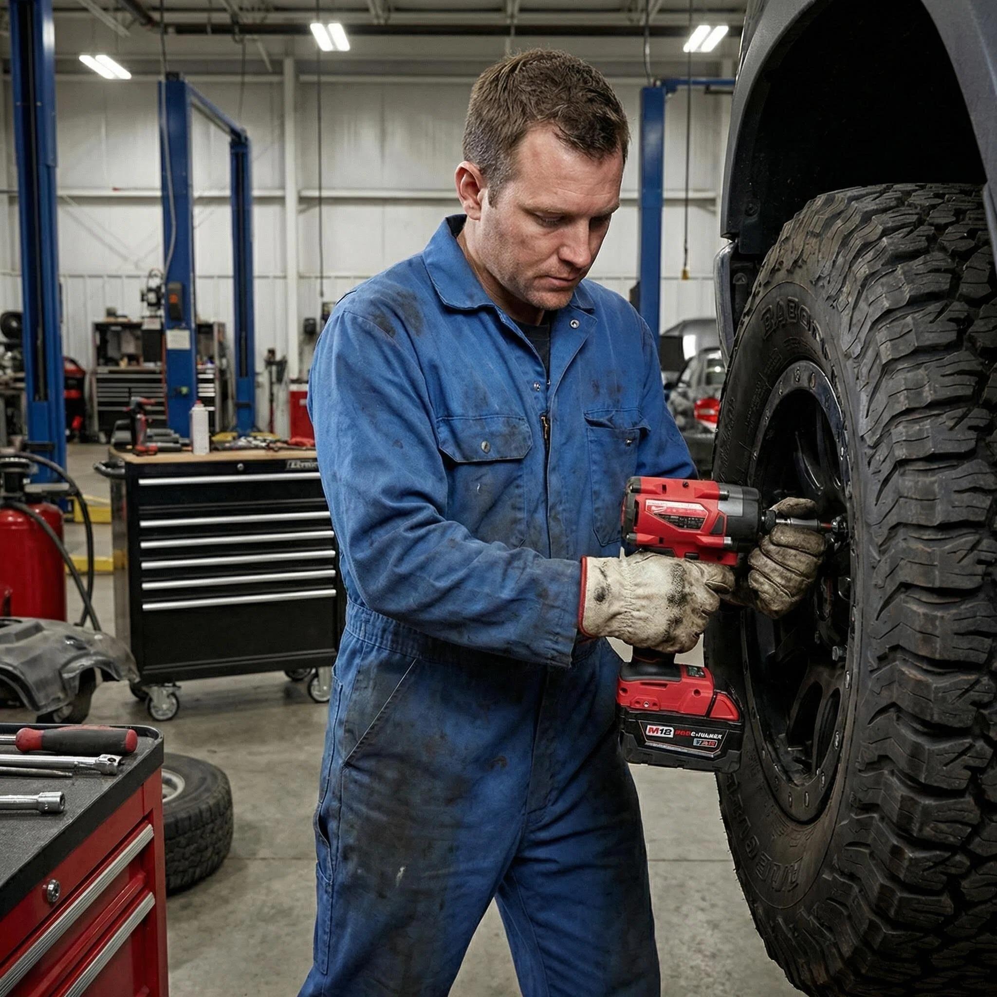 Milwaukee M18  18V 1/4" Impact  Power  m electric driver lithium-ion brushless cordless gear tool nut-busting torque wrench in chrome sockets and 18 4-mode drive control