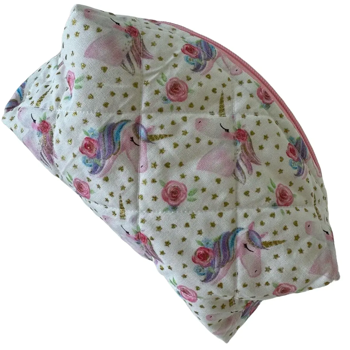 Sew You By Kristin Unicorn Makeup Pouch - Perfect for Holding Your Favorite Makeup, Skincare and Hair Care Products
