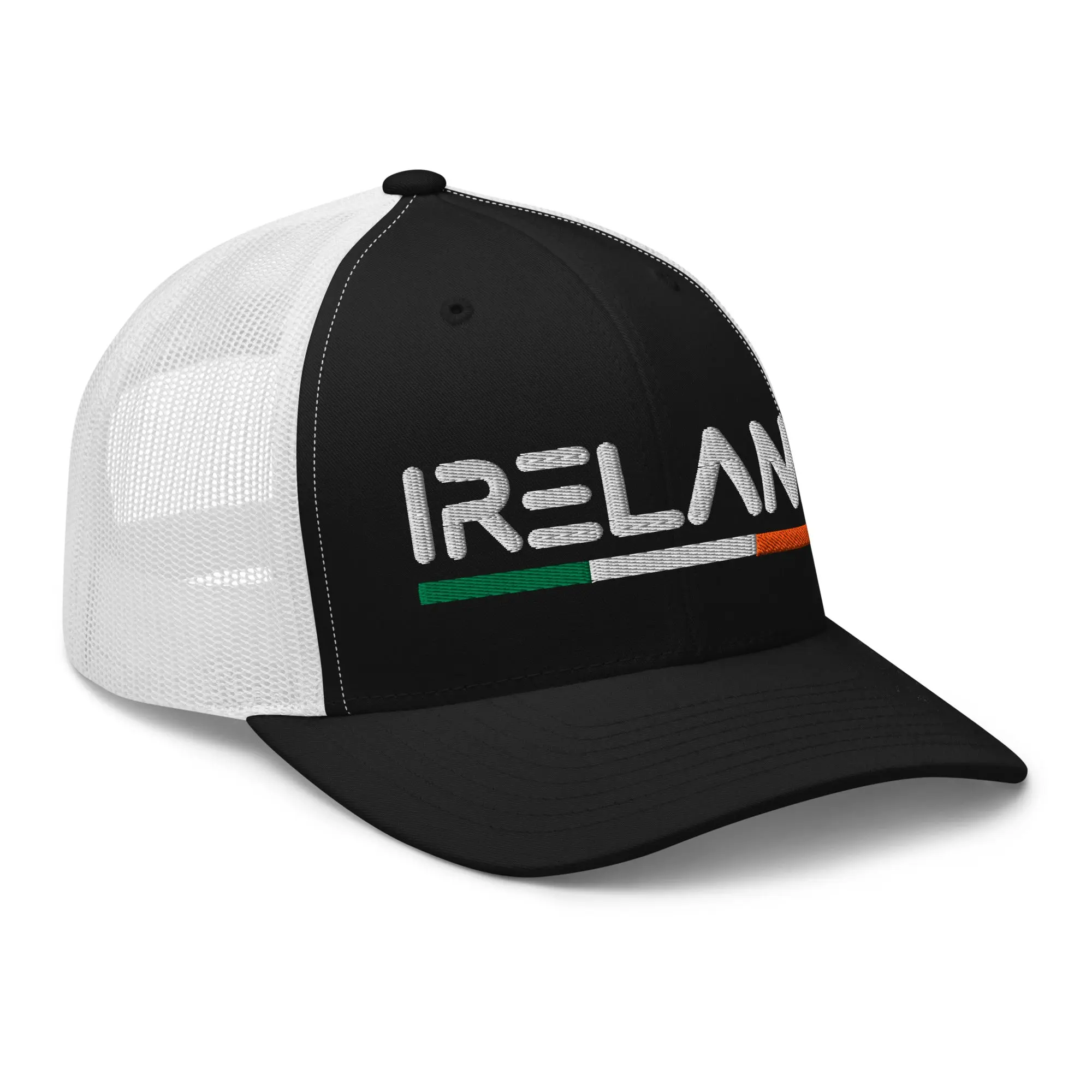 Minimal Ireland Flag Trucker Hat Mesh Ireland Trucker Cap