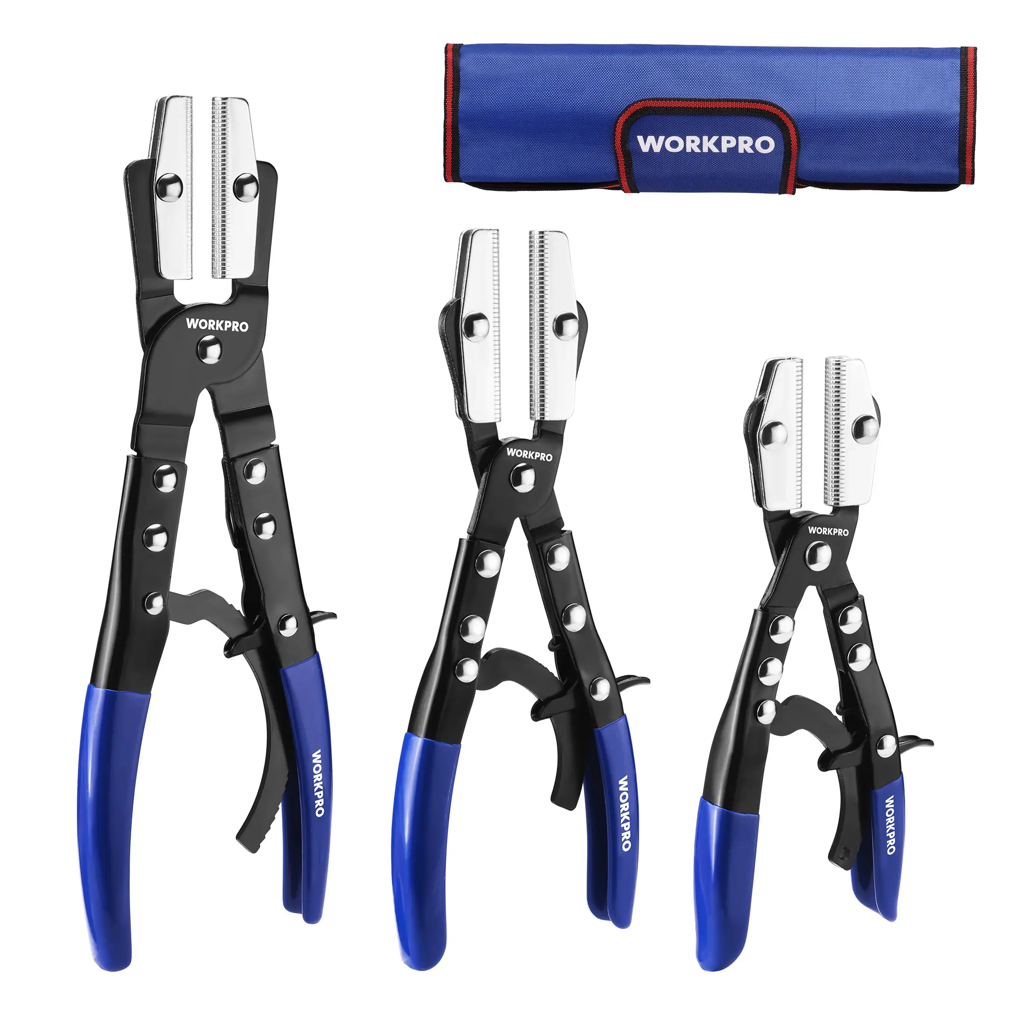#Summersales WORKPRO Ratcheting Hose Pinch Off Pliers, Locking Hose Pinch Pliers for Automotive Hose Lines, Radiator Lines, Fuel Lines, Coolant Lines