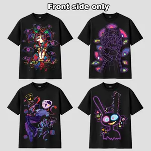 Collection 1 SIDE The Amazing Digital Circus Double Printed Lightweight Tee TV Show Graphic Top Shortsleeve Cotton Gift TShirt, Gift T-Shirt For Movie Lover tees good