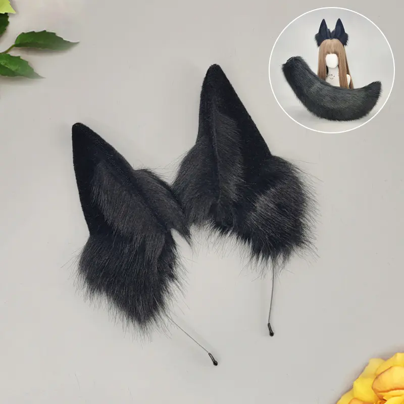 Black Wind Wolf Ear   Black