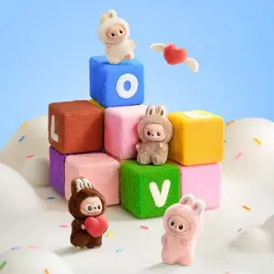 (Azi4001)THE MONSTERS Pin for Love Series-Vinyl Plush Pendant Blind Box (A-Z)