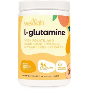 L-Glutamine Peach Mango (50 Servings) - 5g L-Glutamine Per Serving, Sweetened with Stevia