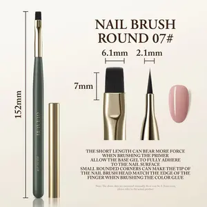 Flat Round Builder Gel Brush #07