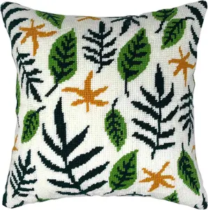 Needlepoint Pillow Kit - Leaves