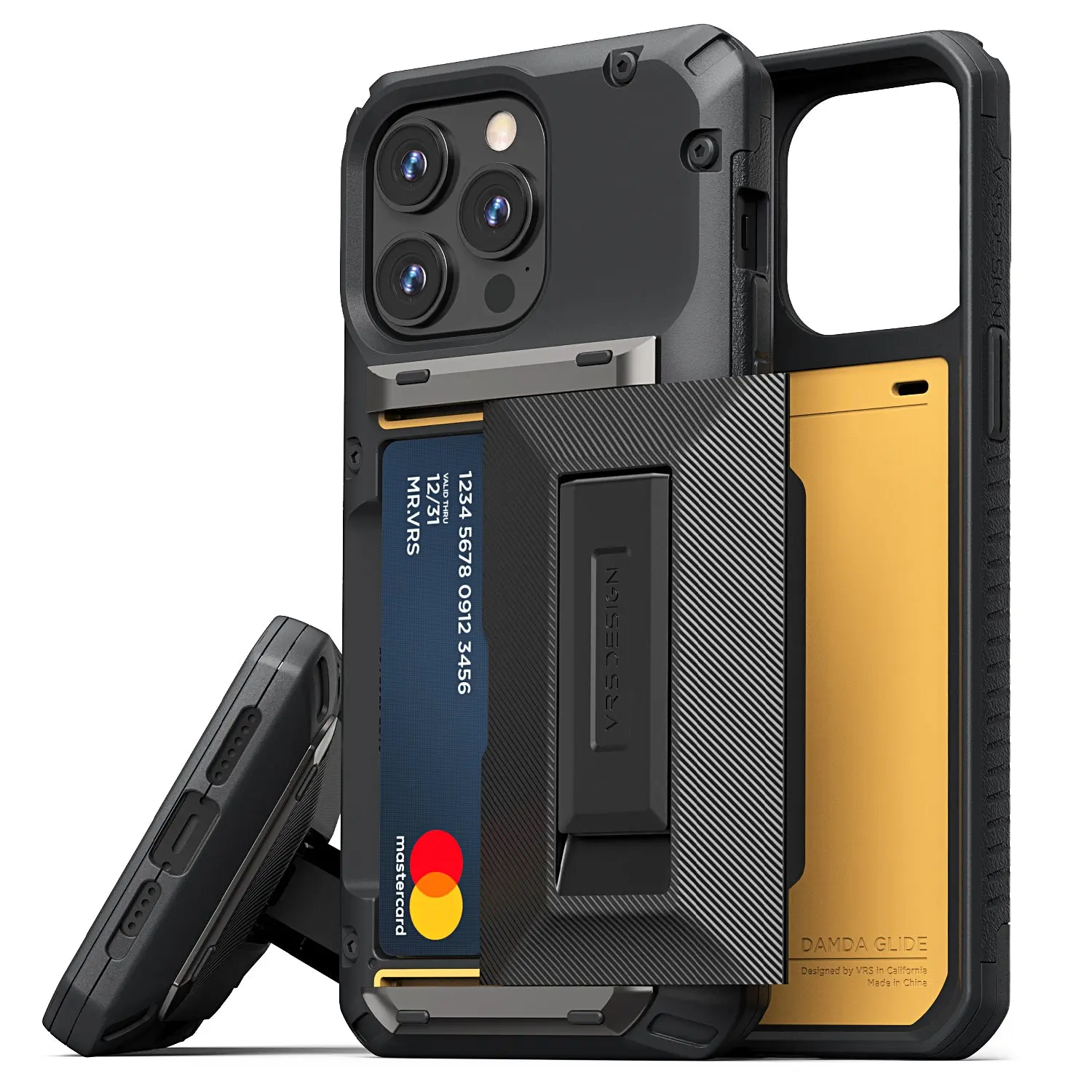 iPhone 14 Series Case Damda Glide Hybrid Card Metal