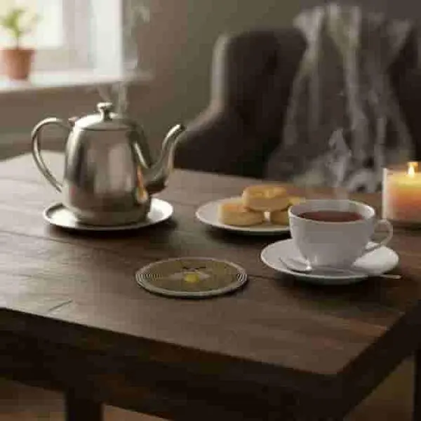 Dazzle Bee Simple Look Drink Coaster, Kitchenware Tableware Accessory, Home Use Table Protector