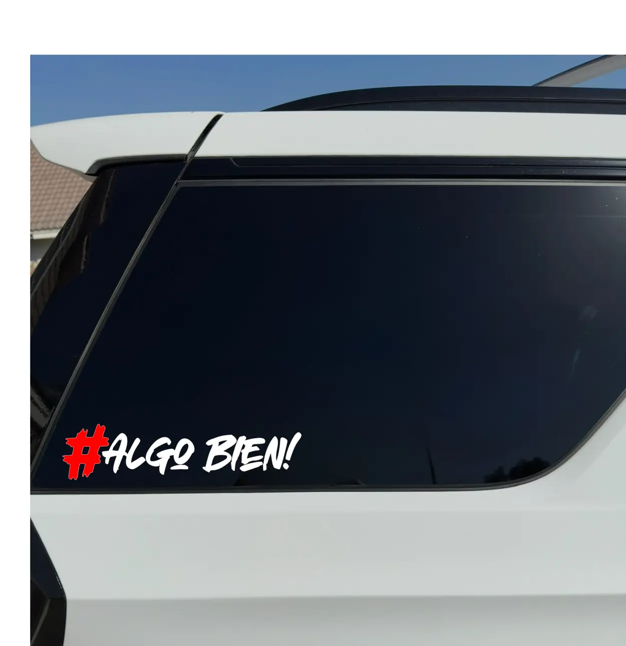 Algo Bien! Pre-Cut Car Sticker Decal - Car Sticker Decoration, Decals for Smooth Surface Easy Application, Durable Flexible Vinyl Material - #ALGOBIEN, Decals Car Stickers