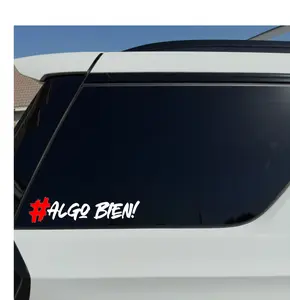 Algo Bien! Vinyl Car Sticker Adhesive Decal - Design for Easy Application on Smooth Surfaces - Made from Vinyl Material for Durability and Flexibility - #ALGOBIEN